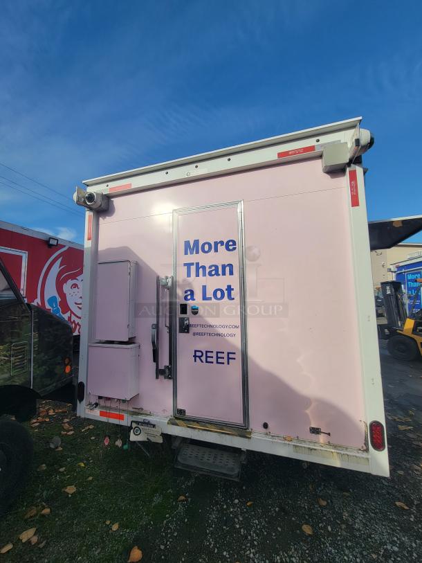16' Quality Mobile Kitchen/Food Trailer, pink with "More Than a Lot" text, durable build, ideal for high-volume service.