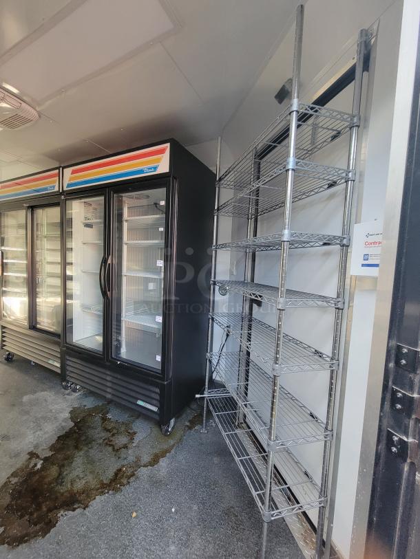 2021 SDG 20' Mobile Market Trailer with True coolers, shelving, prep sink, lighting, and POS station. Turnkey condition.