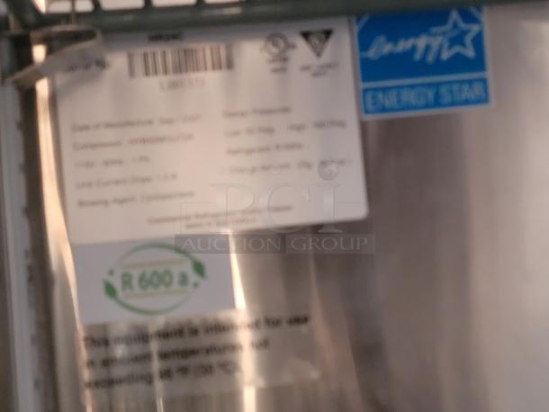 Label showing energy-efficient certification for a 2022 ghost kitchen trailer by Rock Solid Cargo. Includes Energy Star logo.