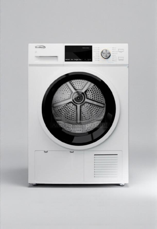 KoolMore 24" electric ventless front load dryer, model FLD-5CWHP, 4.4 Cu. Ft., new condition, scratch & dent sale.