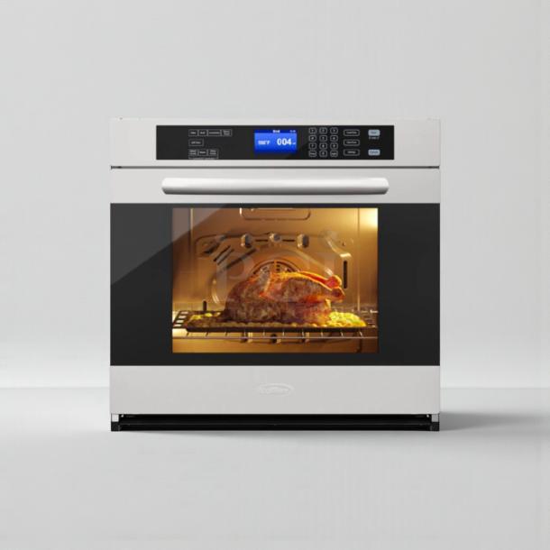 Brand new KoolMore KOOL-M-OVN-0312 stainless steel built-in wall oven, UL listed, never used, in original box.