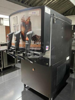 Outstanding condition Commercial Cold Brew Coffee Dispenser, model CBR-L-DSP-0056, 120V, multi-valve, fully tested.
