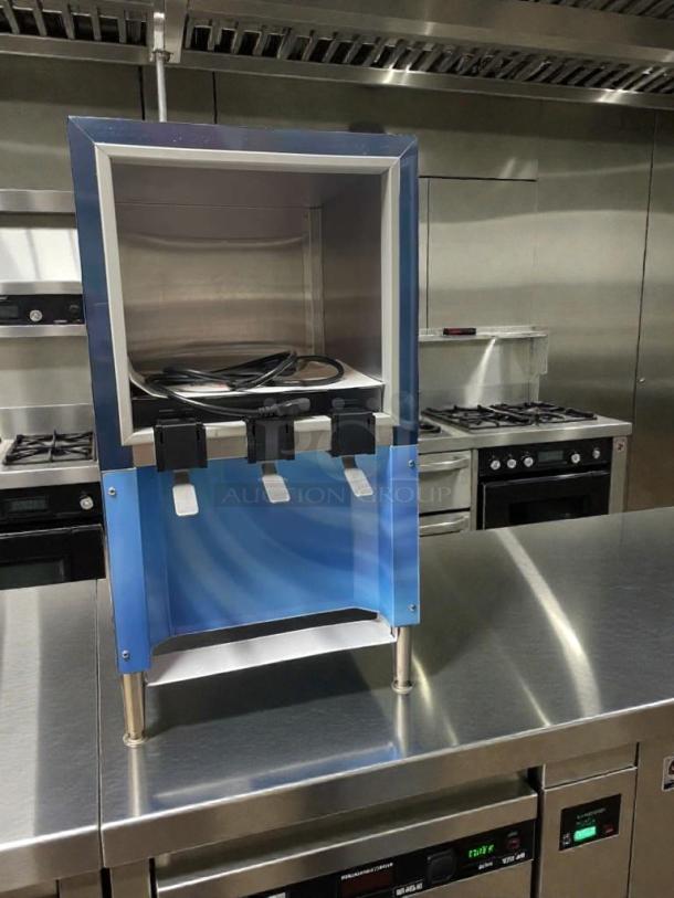 Silver King Refrigerated Cream Dispenser, SKNES2B/3B model, excellent condition, tested and working, 120V/single phase.