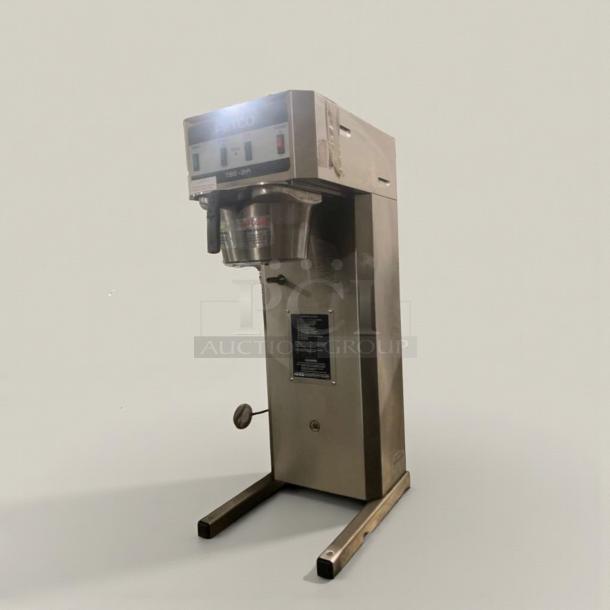 Pristine FETCO TBS-21A commercial tea brewer, 120V, stainless steel, fully tested, excellent condition, visible model label.