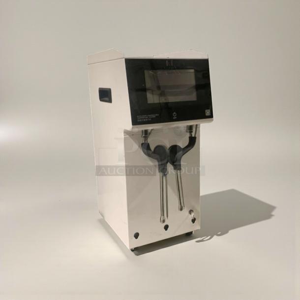 Premium condition commercial automatic steam machine, model NDF-XCZQ2W by Guangzhou Naixer, 240V, fully tested and working.