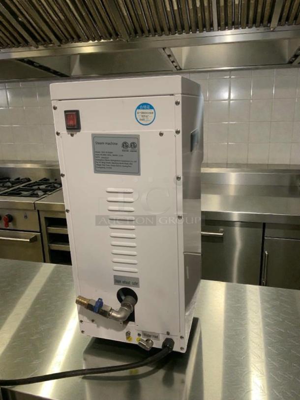 Commercial Automatic Steam Machine, Guangzhou Naixer, Model NDF-XCZQ2W, 240V, premium condition, fully tested, with labels.