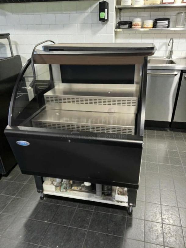 Exceptional condition C. Schmidt EHD-4 refrigerated display merchandiser, 115V single phase, fully tested, by The C. Schmidt Company.