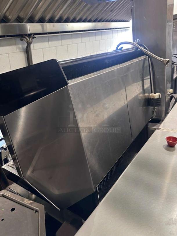 Pony 2 Group Automatic Espresso Machine, premium condition, stainless steel, touchscreen controls, fully tested, Italy.