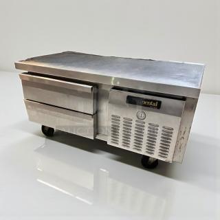 Continental Refrigerator D36GN, 36-inch commercial chef base, premium condition, stainless steel, 115V, NSF certified.