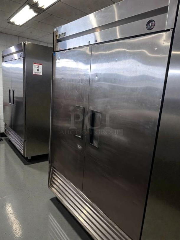 True T-49 commercial refrigerator, 49 Cu. Ft., stainless steel, 2 solid doors, UL & NSF listed, excellent condition.