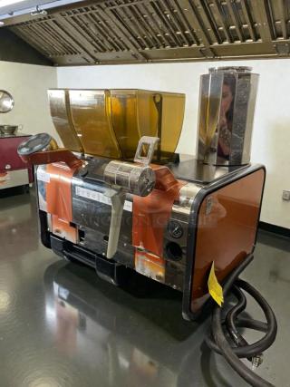 Nuova Simonelli Mythos espresso grinder, high-grade condition, 115V, fully tested and working, NS-L-GR-0150 model.