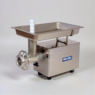 Pro-Cut KG-12FS commercial meat grinder in outstanding condition, 115V, single phase, fully tested. Steel body with Pro-Cut logo.