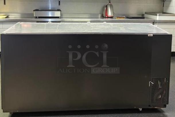 High-grade True 3-Section Back Bar Cooler with glass doors, model TRU-L-BBC-3GL-0228, 115V/Single Phase, fully tested, excellent condition.