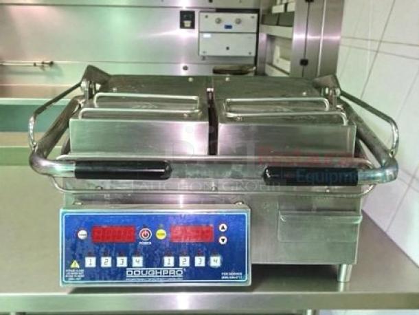 DoughXpress Commercial Digital Dough Press, stainless steel, digital controls, excellent condition, fully tested. Model DOUGH-L-PRESS-0327.