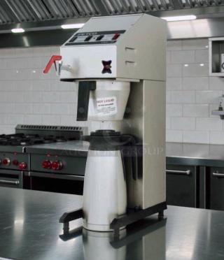 Outstanding condition Fetco CBS-18 high volume commercial coffee brewer, 120V, single phase, fully tested, USA-made.