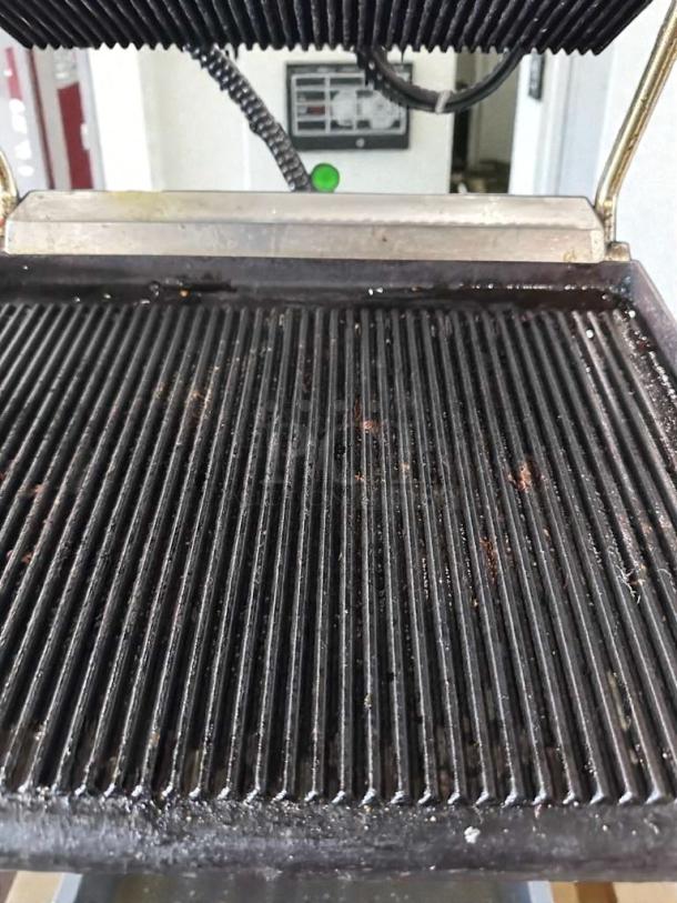 Pristine Star Manufacturing commercial panini grill, stainless steel, UL listed, fully tested, model STR-M-GRL-0337.
