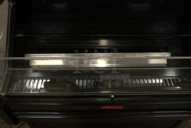 Howard-McCray 63" Impulse Open Air Cooler, model SC-OS35E-5C-B-LED, features 3 levels, 115v, visible McCray label.