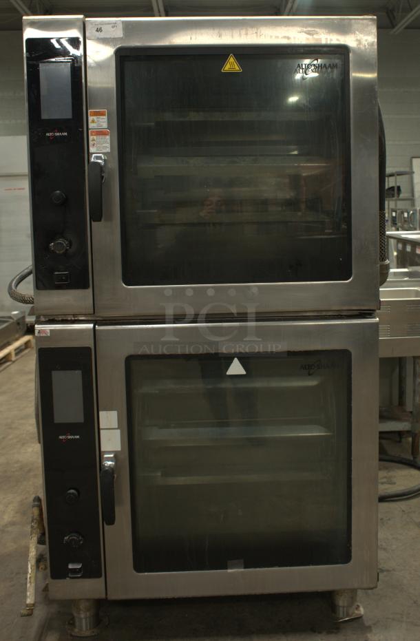 Alto-Shaam AR-7T Rotisserie Oven, exceptional condition, 7 spits, self-cleaning, electric, 208V, 3 phase, visible branding.