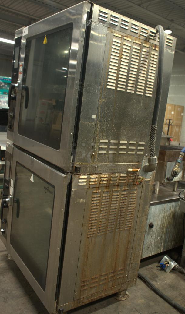 Alto-Shaam AR-7T electric countertop rotisserie oven, 7 spits, self-cleaning, 208V 3 Phase, stainless steel, used condition.