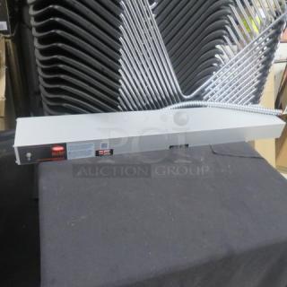 New Hatco Warmer, Model GRAH-36, 120 Volt, 800 Watt. Silver finish, manufacturer's labels visible. Ideal for commercial use.