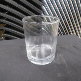 Clear rocks glass, 14XBID model. Excellent condition, ideal for spirits. Sturdy base for stability.