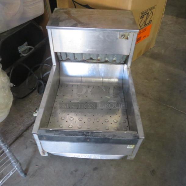 Carter Hoffman SS Crisp And Hold Warmer, Model CNH18. Stainless steel, 17.5x28x18 inches, 120v, 1820w. Used condition.