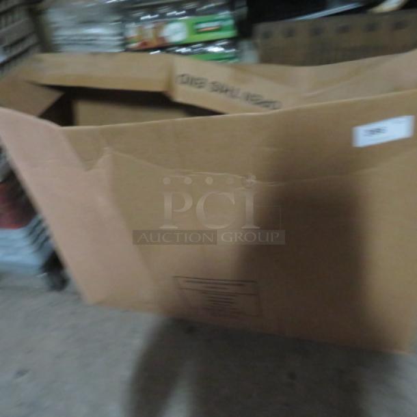 Large cardboard box containing a new mega lot of gallon jugs. Box is labeled "COVER SMALL HBSP." Condition appears new.