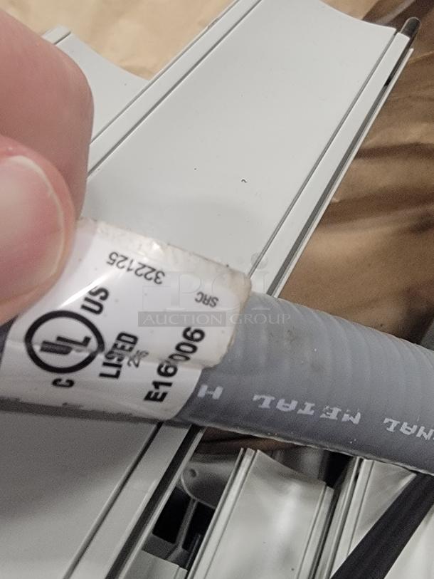 Label showing electrical certification for AIS cubicles. Text includes "C UL US" and "E160006" with code "332125".