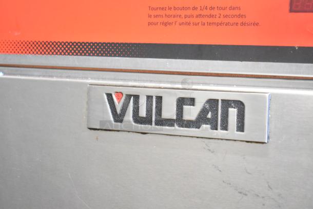 2019 Vulcan VBP5 Commercial Heated Holding Cabinet with Vulcan logo, on casters, 120V, 1 Phase.