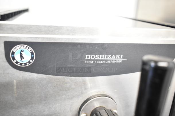 Hoshizaki DBF-40SAC Commercial Refrigerated Beer Dispenser, 115V, countertop model, features Hoshizaki logo and label.