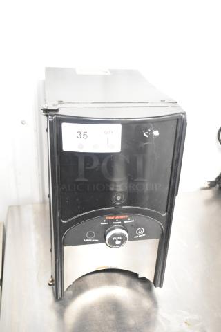 2017 Bunn LCA-1 Coffee Dispenser, countertop model, Marukome branding, 120V, 1 phase, visible control panel, used condition.