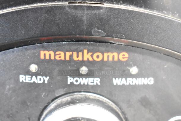 2017 Bunn LCA-1 Marukome Coffee Dispenser, 120V, 1 Phase. Features "ready," "power," and "warning" indicators.