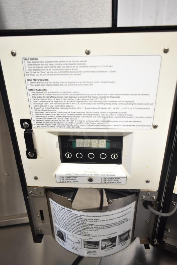 2017 Bunn LCA-1 Marukome Liquid Coffee Dispenser with digital display, maintenance instructions, 120V, countertop model.