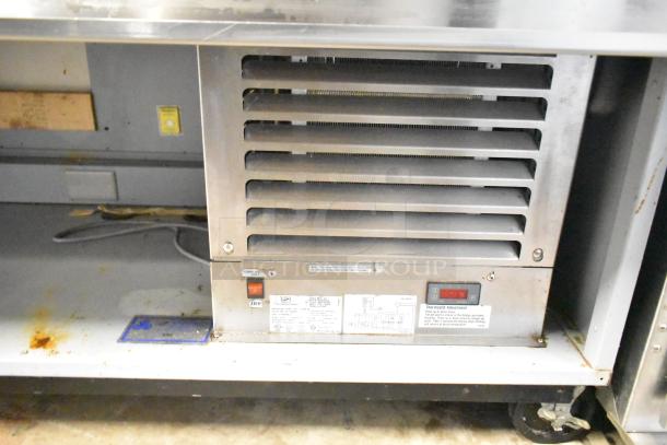 Duke SWD700-60LED M Subway Sandwich Prep Line with lowering sneeze guard. Includes control panel; 120V, 1 Phase.