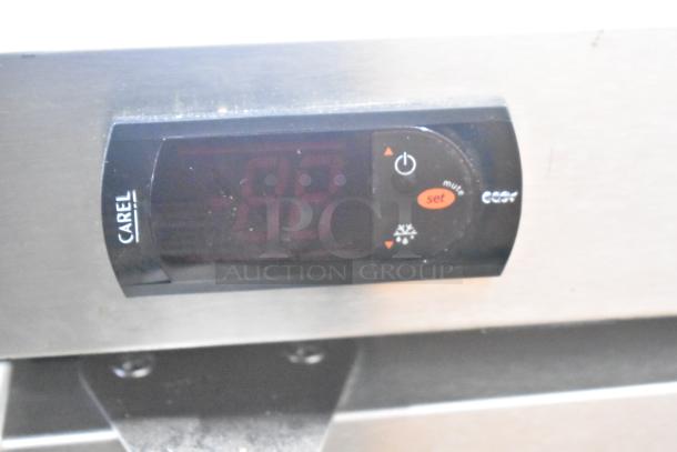 2021 Hoshizaki HR24C cooler control panel showing CAREL interface, set button and digital display. Working condition.