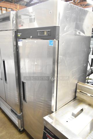 Turbo Air M3F24-1-N commercial single door reach-in freezer, stainless steel, Energy Star certified, 115V, 1 Phase.