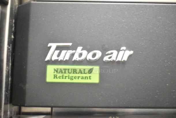 Turbo Air M3F24-1-N freezer logo with "Natural Refrigerant" label. Commercial single door model, 115V, 1 phase.