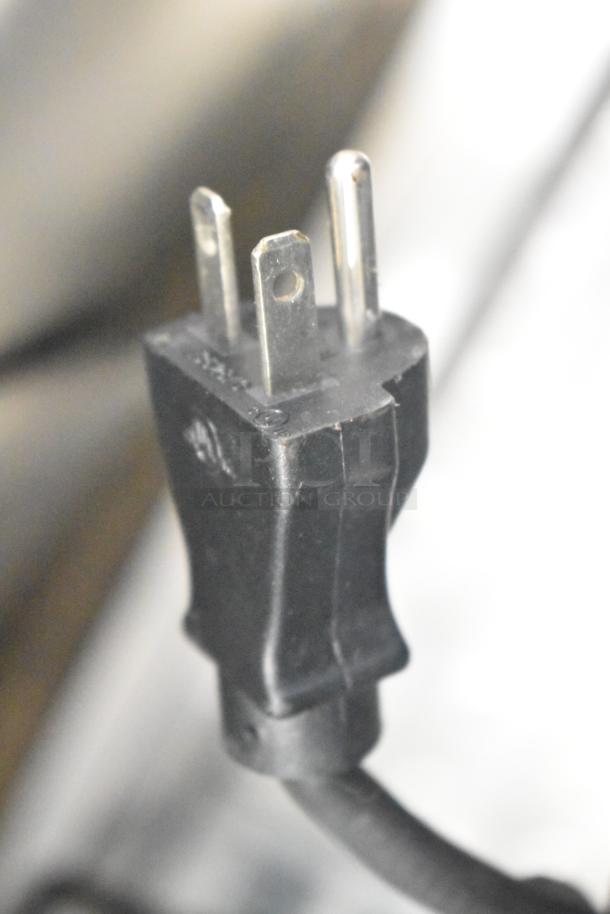 Power cord for Carter Hoffmann CNH14 Commercial Countertop Fried Food Warmer, 120V, 1 Phase. Plug is intact and in good condition.