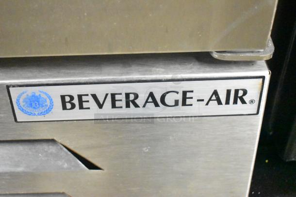 Beverage Air SR1HC-1S commercial single door cooler with visible brand logo. 115 Volts, 1 Phase.