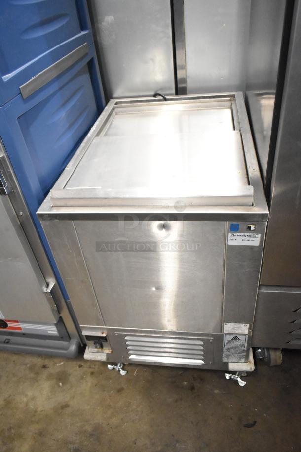 2021 H&K Commercial French Fry Freezer, stainless steel, 120 volts, 1 phase, visibly tested label. Excellent condition.