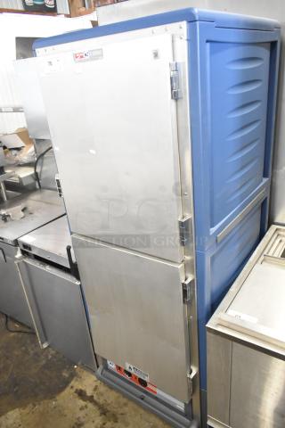 2020 Metro C5 3 Series Heated Holding Cabinet, on casters, 208V, 1 phase. Stainless steel, commercial grade.