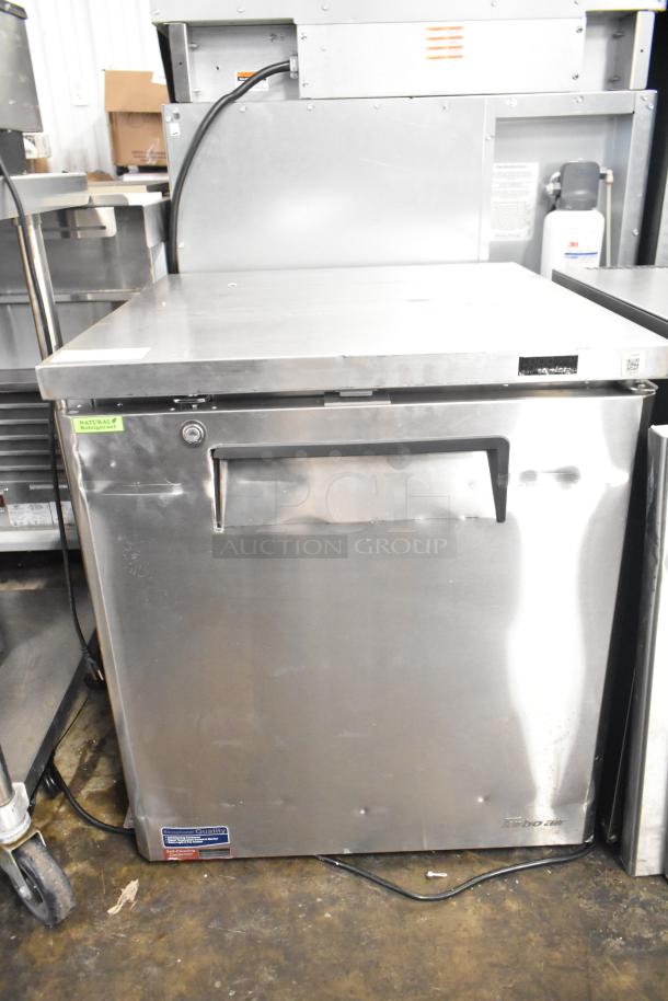 Turbo Air MUF-28-N single door undercounter freezer, stainless steel, 115V, 1 phase, minor dents, commercial quality.