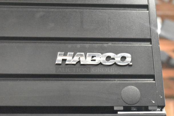2019 Habco SE18 Commercial Cooler, single door, 115V, black finish, model label visible, robust and functional.