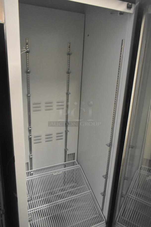 2019 Habco SE18HC commercial single door cooler. Reach-in model with adjustable shelving, 115V, excellent condition.