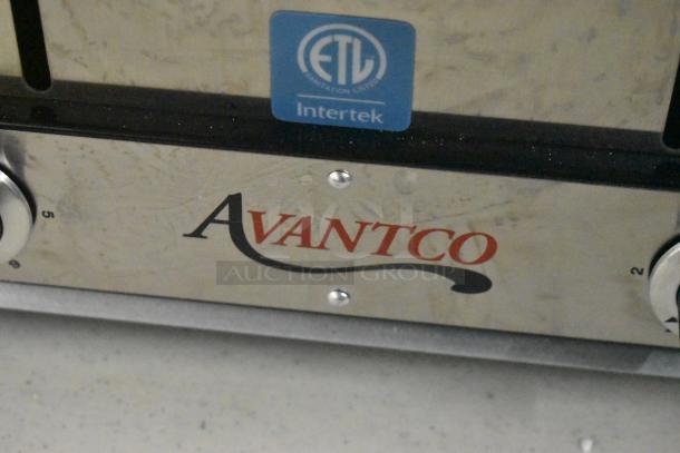 Brand new Avantco 184THD27208 toaster, four 1.5" slots, 208V, ETL-listed, scratch and dent condition.