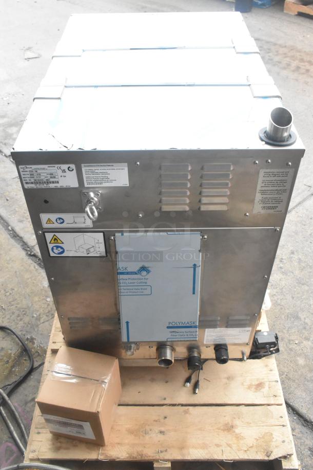 2022 Alto Shaam CTX4-10E stainless steel combi oven, boilerless, new condition. Tags detail model, 380-415V, 3 phase.