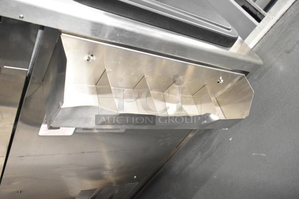 2021 Taylor 359-33 soft serve ice cream machine, dual flavor, air-cooled, commercial casters, 3-phase, 208-230V.