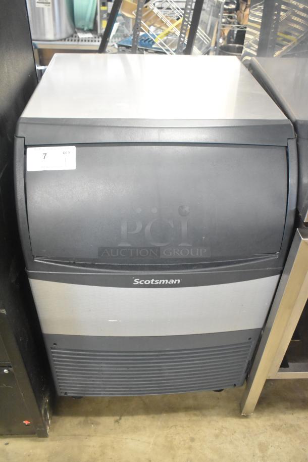2024 Scotsman UC2024SA-1A stainless steel undercounter ice machine, 227 lb. capacity, 115V, visible minor wear.
