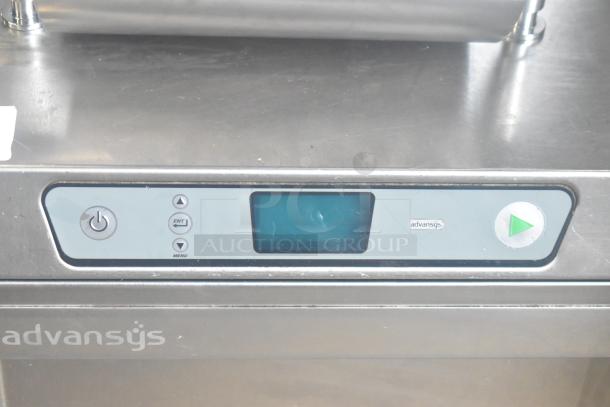 2020 Hobart LXER undercounter dishwasher, Advansys model, touchscreen controls, stainless steel, 120/208-240V, 1 phase.