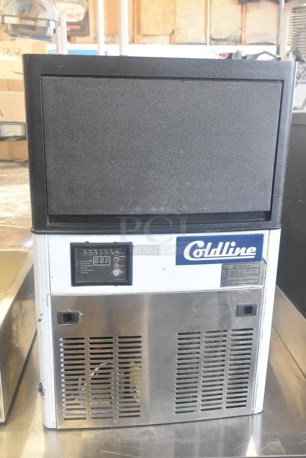 2023 Coldline ICE80-HA commercial undercounter ice machine, self-contained, 115V, 1 phase, excellent condition.